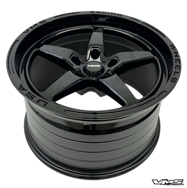 STREET DRAG RACE REAR V-STAR WHEEL 17x10 (30 OFFSET) 5x115 FOR 2006-2023 DODGE CHARGER, CHALLENGER, DEMON INCLUDING SRT 392 & HELLCAT // PART # VWST031, VWST033, VWST100