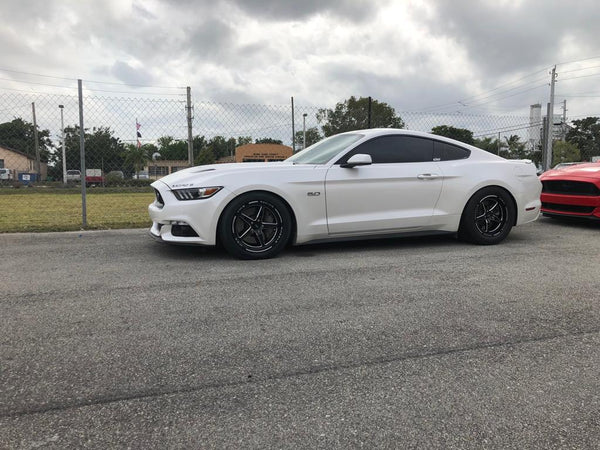 DRAG PACK STREET DRAG RACE V-STAR WHEELS 17x10 54 OFFSET & 18X5 5X114.3 -12 OFFSET 05-14 S197 (NO BREMBO) & S550 MUSTANG INCLUDING THE GT WITH PP BREMBO BRAKES 2024 S650 NON PP & DARKHORSE BLACK OR POLSHED // PART # VWST013 & 14, VWST027 & 28 VWST096 & 97