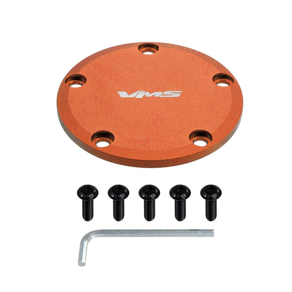 HORN DELETE PLATE KIT FOR 6 and 5 BOLT HUBS for use on VMS RACING ALUMINUM STEERING WHEELS: APEX GLADIATOR  FURY and PRODIGY // PART # SW650 (5 BOLT) or SW750 (6 BOLT)