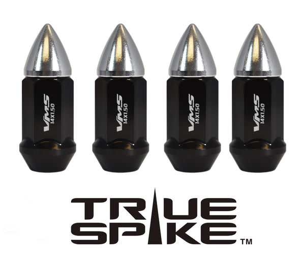 9/16-18 72MM LONG CNC MACHINED FORGED STEEL EXTENDED SPIKE SMALL BULLET LUG NUTS ANODIZED ALUMINUM CAP 65-87 CHEVROLET (8 LUG) C20 C30 K20 K30  GMC 02-11 DODGE RAM 80-98 FORD F250 F350 // 20MM DIAMETER 21MM HEIGHT PART # LGC010