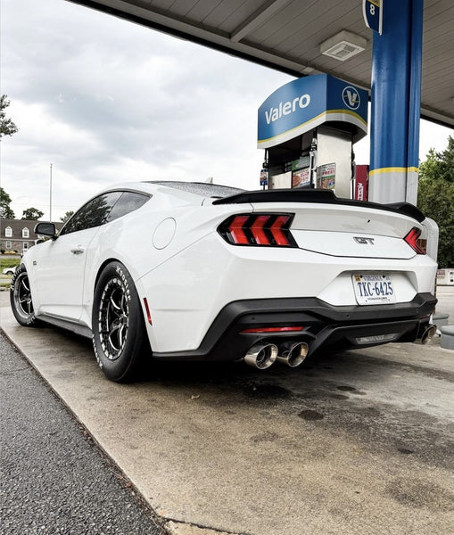 DRAG PACK BEADLOCK DRAG RACE V-STAR WHEELS 17x10 +54 OFFSET (7.6" BACKSPACING) & 18X5 5X114.3 -12 OFFSET FOR 05-14 S197 (NO BREMBO) 15-23 S550 FORD MUSTANG INCLUDING GT WITH PP BREMBO BRAKES 2024 S650 NON PP & DARKHORSE  // PART # VWST014 & VWST080