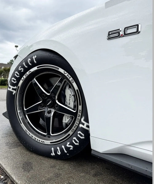 DRAG PACK STREET DRAG RACE V-STAR WHEELS 17x10 54 OFFSET & 18X5 5X114.3 -12 OFFSET 05-14 S197 (NO BREMBO) & S550 MUSTANG INCLUDING THE GT WITH PP BREMBO BRAKES 2024 S650 NON PP & DARKHORSE BLACK OR POLSHED // PART # VWST013 & 14, VWST027 & 28 VWST096 & 97