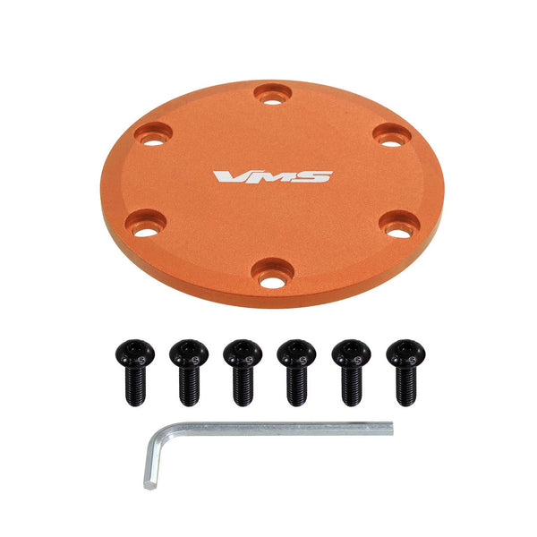 HORN DELETE PLATE KIT FOR 6 and 5 BOLT HUBS for use on VMS RACING ALUMINUM STEERING WHEELS: APEX GLADIATOR  FURY and PRODIGY // PART # SW650 (5 BOLT) or SW750 (6 BOLT)