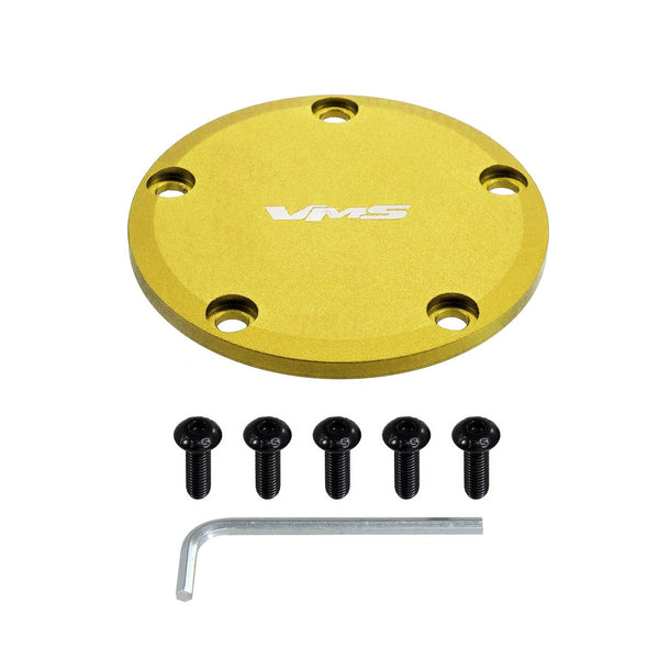 HORN DELETE PLATE KIT FOR 6 and 5 BOLT HUBS for use on VMS RACING ALUMINUM STEERING WHEELS: APEX GLADIATOR  FURY and PRODIGY // PART # SW650 (5 BOLT) or SW750 (6 BOLT)