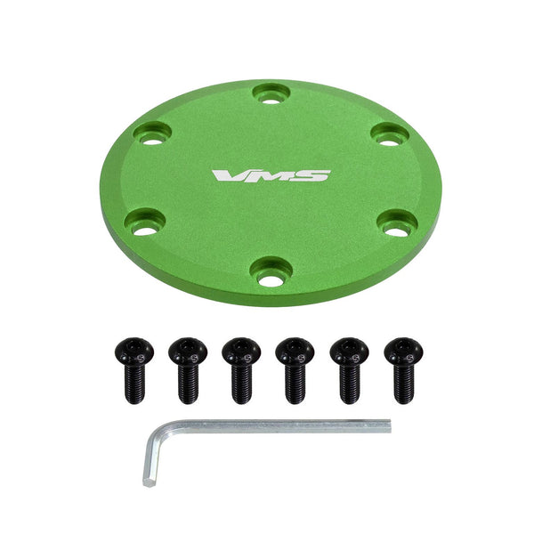 HORN DELETE PLATE KIT FOR 6 and 5 BOLT HUBS for use on VMS RACING ALUMINUM STEERING WHEELS: APEX GLADIATOR  FURY and PRODIGY // PART # SW650 (5 BOLT) or SW750 (6 BOLT)