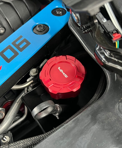 BILLET ALUMINUM OIL CAP (NOT A COVER) C8 CHEVROLET CORVETTE STINGRAY, Z51 & Z06 LT2 LT-2 LT6 LT-6 ENGINES // PART # CDK006