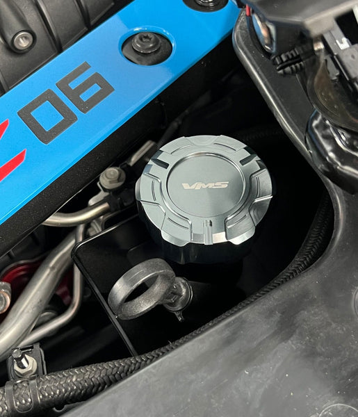 BILLET ALUMINUM OIL CAP (NOT A COVER) C8 CHEVROLET CORVETTE STINGRAY, Z51 & Z06 LT2 LT-2 LT6 LT-6 ENGINES // PART # CDK006