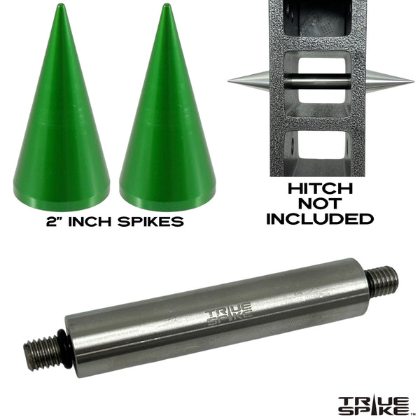 TRUE SPIKE TRAILER TOW STOW HITCH RECEIVER PIN KIT 5/8" STAINLESS STEEL PIN WITH SPIKES or BULLETS