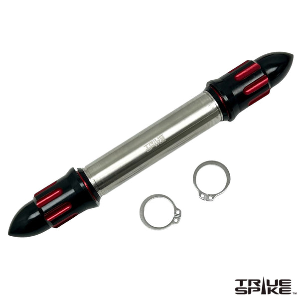 TRUE SPIKE STAINLESS STEEL TOW PULL PIN KIT 3/4" WITH SPIKES or BULLETS for BUMPER RECOVERY SHACKLE or TOW HOOK D RING