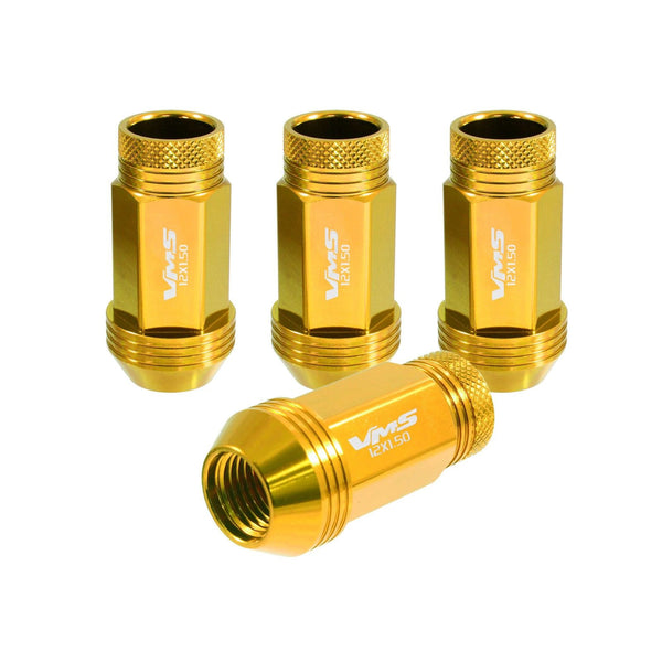12x1.25 MM 44MM LONG FORGED ALUMINUM OPEN END LIGHT WEIGHT RACING LUG NUTS // PART # LG0171