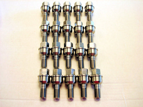 PORSCHE 911 996 997 986 987 BOXSTER CAYMAN PANAMERA STAINLESS STEEL LUG NUTS BOLTS // PART # LGO905SS