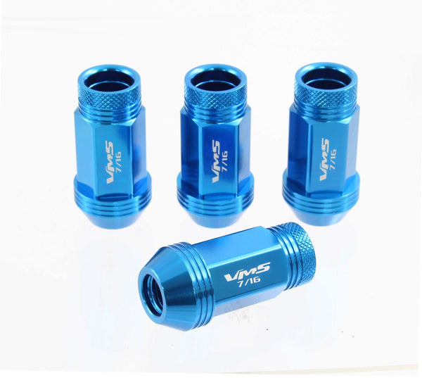 12x1.5 MM 44MM LONG FORGED ALUMINUM OPEN END LIGHT WEIGHT RACING LUG NUTS // PART # LG0151