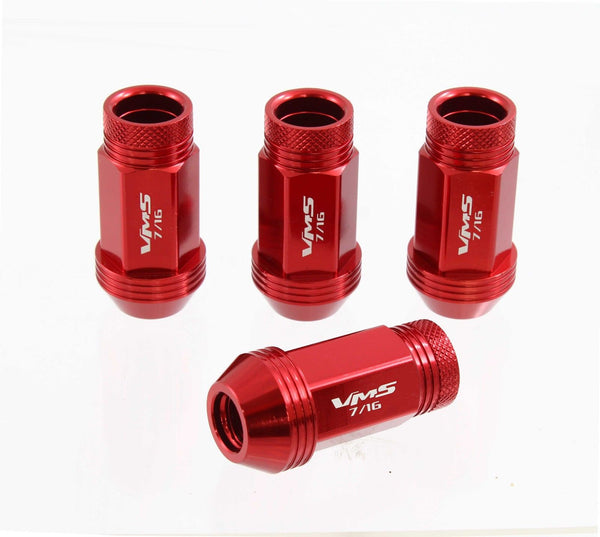 12x1.5 MM 44MM LONG FORGED ALUMINUM OPEN END LIGHT WEIGHT RACING LUG NUTS // PART # LG0151