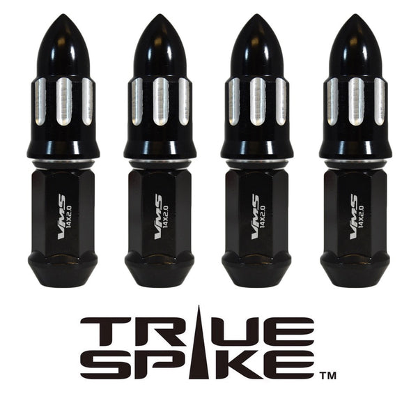 14x2.0 101MM LONG MACHINED BULLET FORGED STEEL LUG NUTS WITH ANODIZED ALUMINUM CAP 04-14 FORD F150 RAPTOR TREMOR EXPEDITION // CAP: 25MM DIAMETER 51MM HEIGHT PART # LGC056