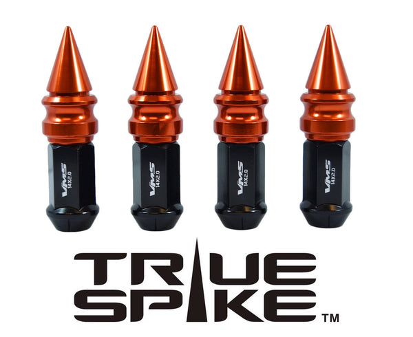 14x2.0 MM 101MM LONG RIBBED SPIKE (25MM DIAMETER) STEEL LUG NUTS ANODIZED ALUMINUM CAPS TRUCK LENGTH 04-14 FORD F150 RAPTOR TREMOR EXPEDITION // 25MM CAP DIAMETER 51MM CAP LENGTH PART NUMBER LGC028