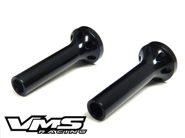BILLET ALUMINUM 1965-1966 FORD MUSTANG DOOR LOCK PULLS CHROME PLATED or BLACK 8-32 THREAD PITCH // PART # DLH001