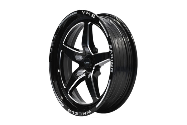 DRAG RACE V-STAR 5 LUG WHEEL 17x4.5 5X114.3 (5x4.5) -25.4 OFFSET (1.75" BACKSPACING)  // PART # VWST024