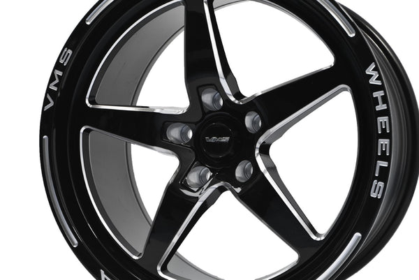 STREET DRAG RACE V-STAR WHEEL 18x9.5 22 OFFSET (6" BACKSPACING) 5x120 (5x4.75)  // PART # VWST047