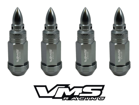 14x1.5 MM SPIKE / BULLET FORGED ALUMINUM LIGHT WEIGHT RACING LUG NUTS // PART # LG0181 & LGC200