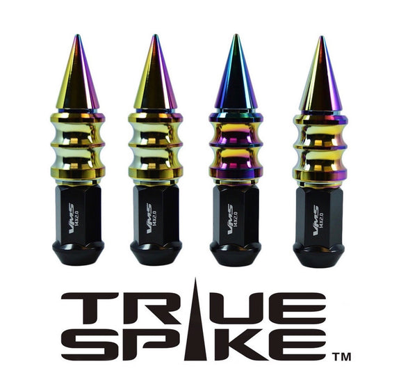 Steel Spiked Lug Nuts (3 Piece Locknuts) w Removeable Spikes